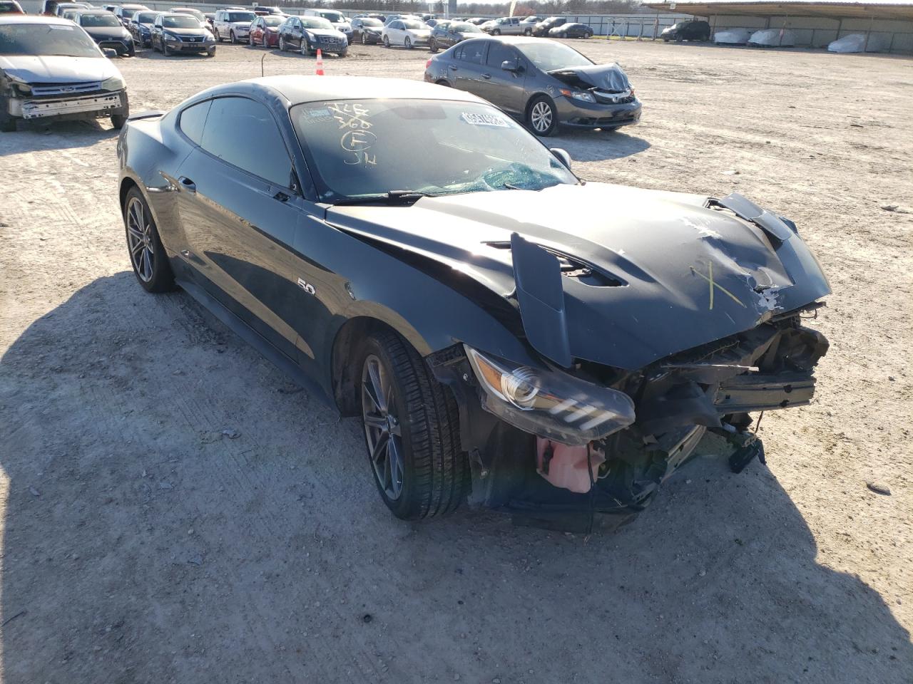 FORD MUSTANG GT 2015 with VIN 1FA6P8CF6F5322289 - Photo from auction