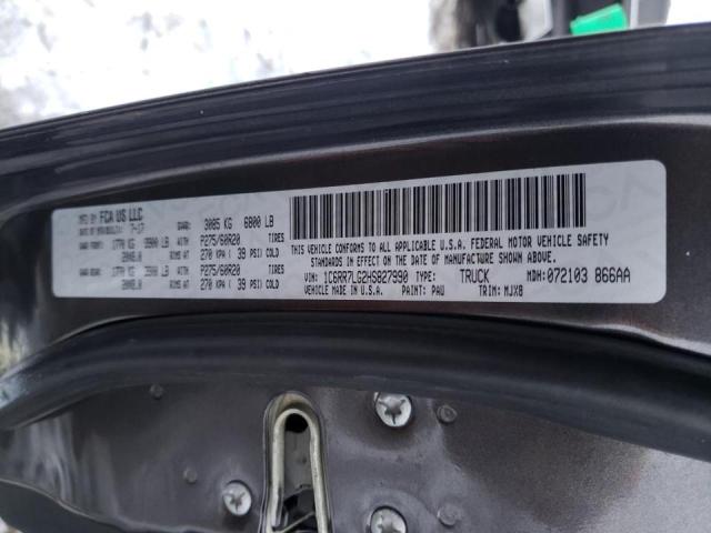 Photo 10 from auction – 2017 RAM 1500 SLT with VIN 1C6RR7LG2HS827990