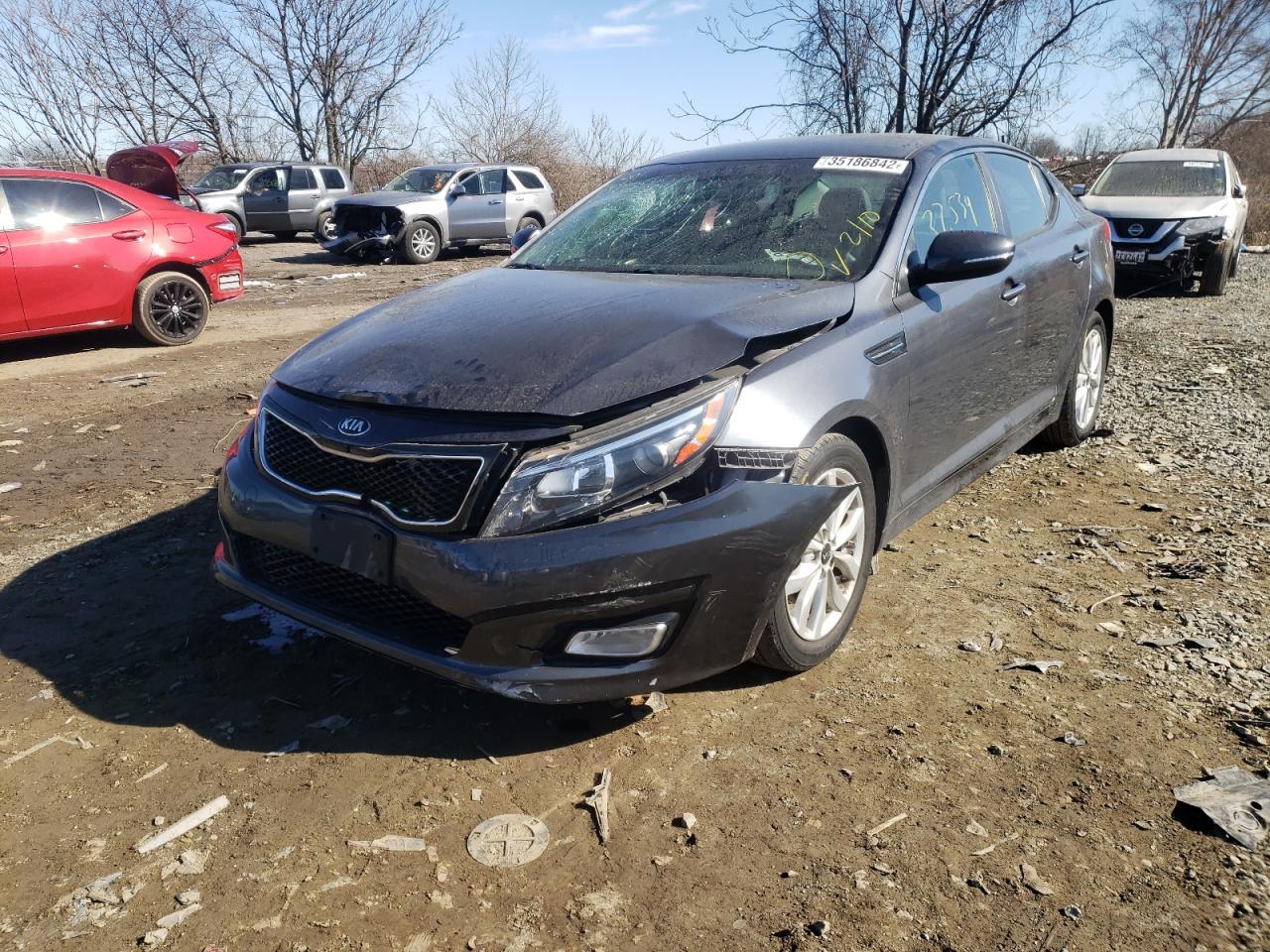 Photo 2 from auction – 2015 KIA OPTIMA LX with VIN KNAGM4A78F5621842