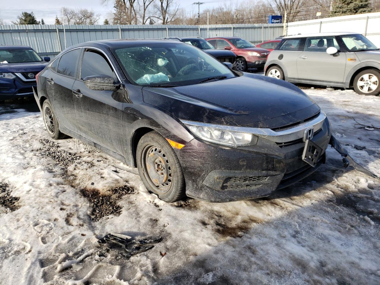 Photo 1 from auction – 2016 HONDA CIVIC LX with VIN 19XFC2F54GE212028