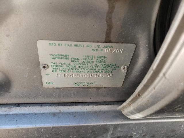 Photo 10 from auction – 2005 SUBARU FORESTER 2 with VIN JF1SG65605H710292