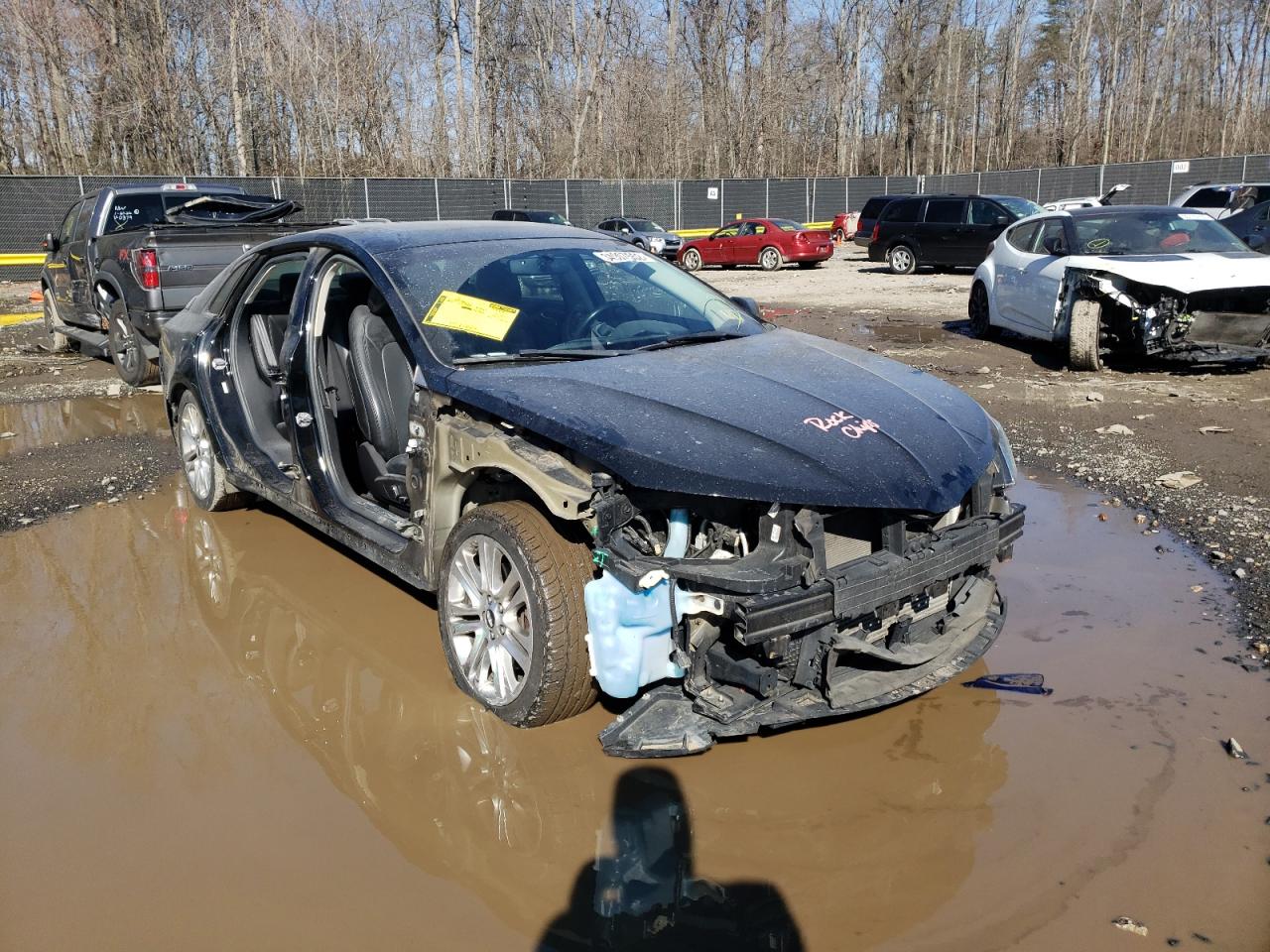 LINCOLN MKZ 2016 with VIN 3LN6L2J91GR604897 - Photo from auction