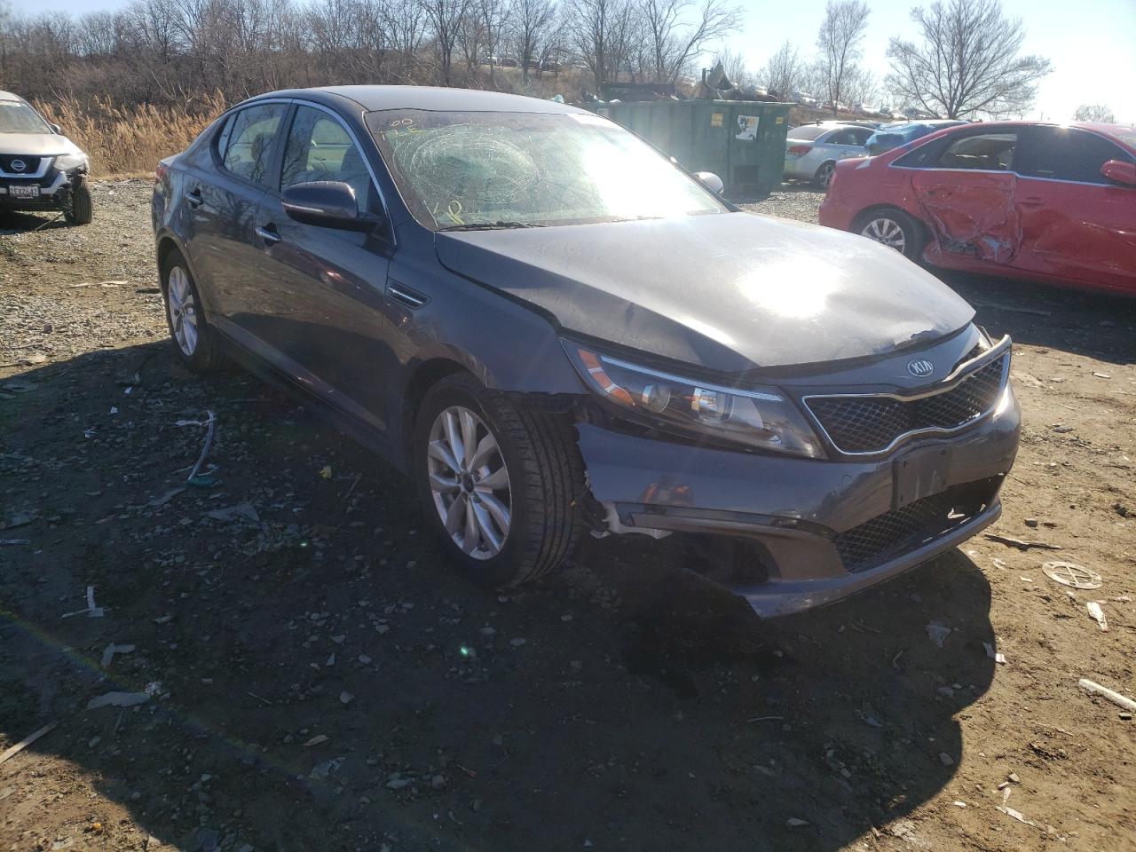 KIA OPTIMA LX 2015 with VIN KNAGM4A78F5621842 - Photo from auction