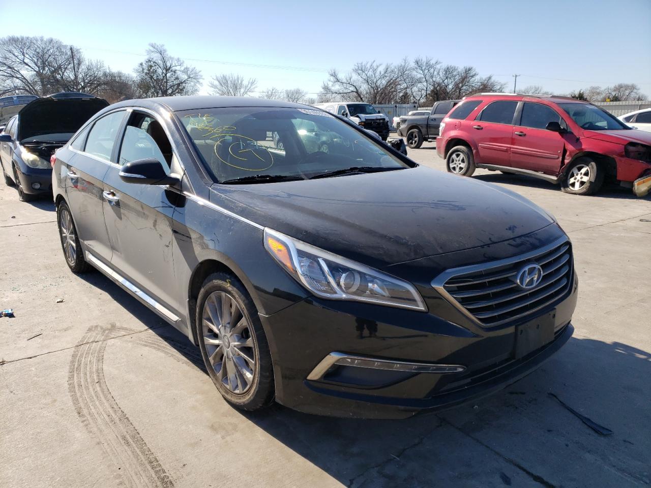 HYUNDAI SONATA SPO 2015 with VIN 5NPE34AF6FH219466 - Photo from auction