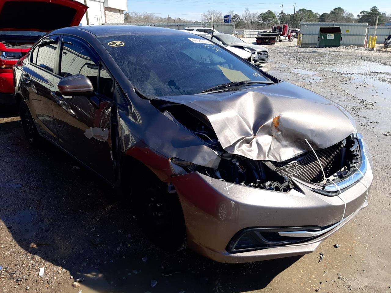 HONDA CIVIC LX 2015 with VIN 19XFB2F50FE073484 - Photo from auction