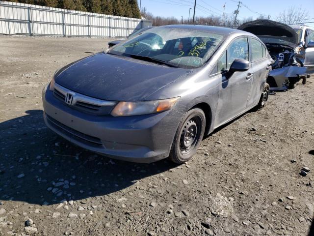 Photo 2 from auction – 2012 HONDA CIVIC LX with VIN 19XFB2F52CE374494