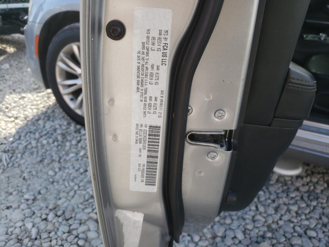 Photo 10 from auction – 2016 CHRYSLER 300C with VIN 2C3CCAEG3GH212224