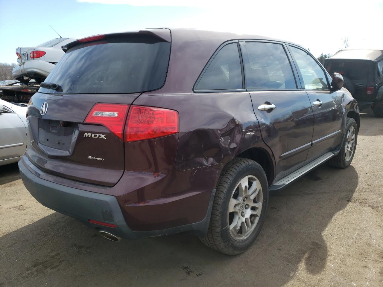 Photo 4 from auction – 2008 ACURA MDX TECHNO with VIN 2HNYD28648H556454