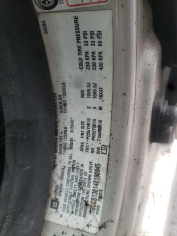 Photo 10 from auction – 2004 CHEVROLET COLORADO with VIN 1GCCS136148190945