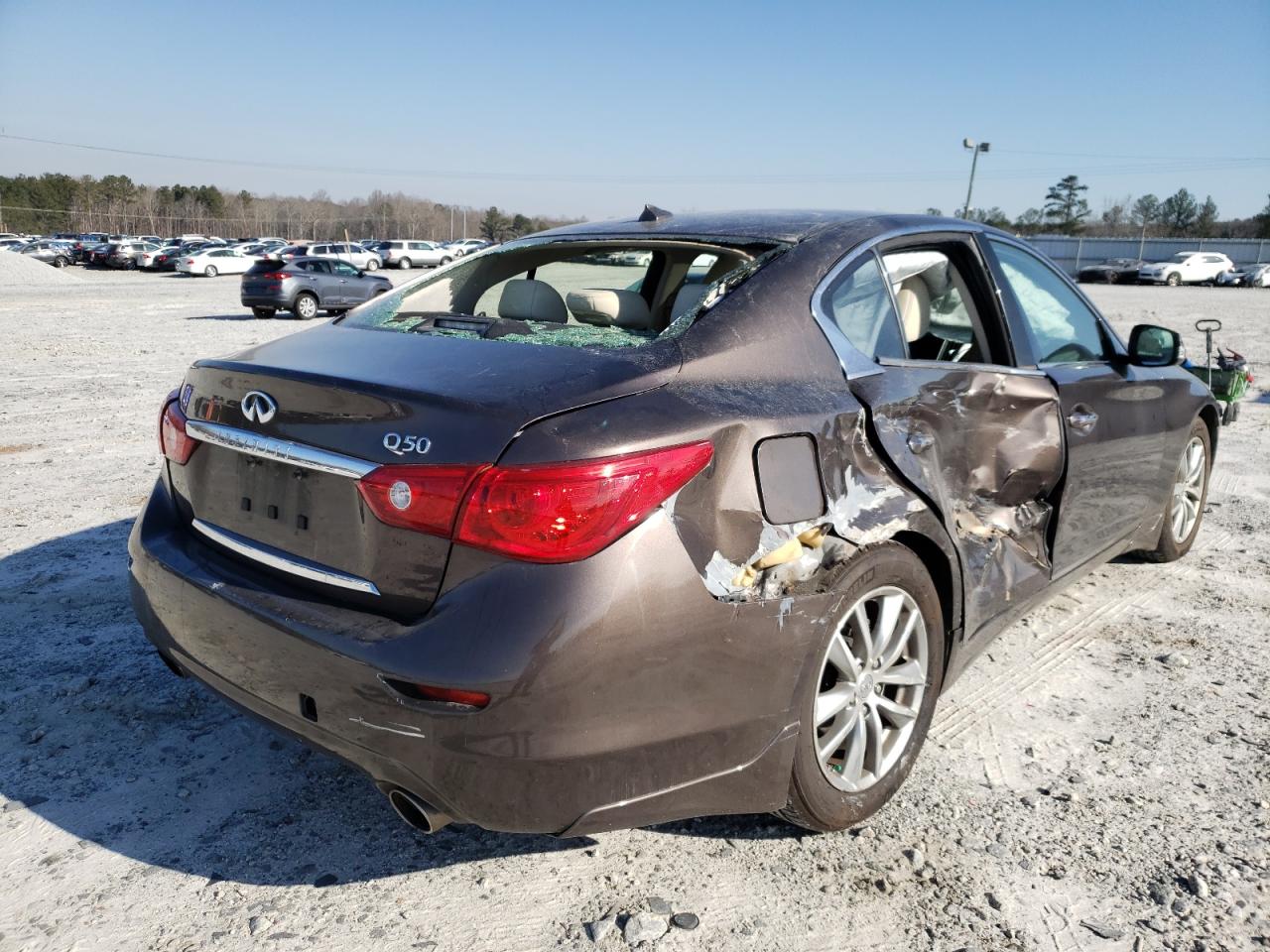 Photo 4 from auction – 2015 INFINITI Q50 BASE with VIN JN1BV7AP3FM332422