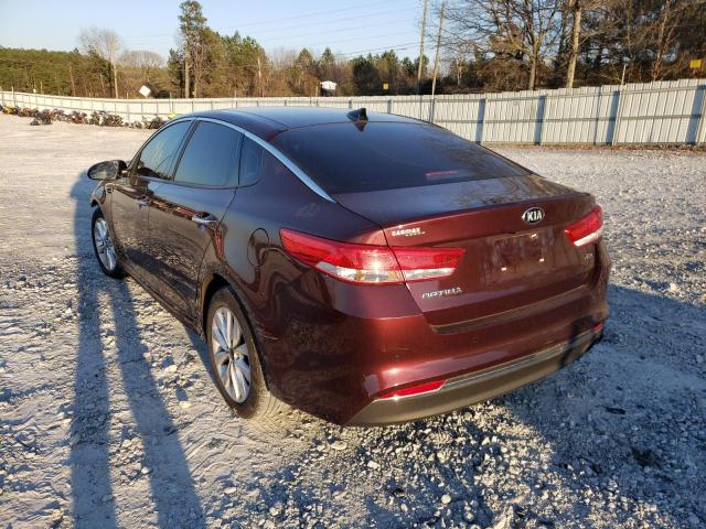 Photo 3 from auction – 2018 KIA OPTIMA EX with VIN 5XXGU4L39JG201542