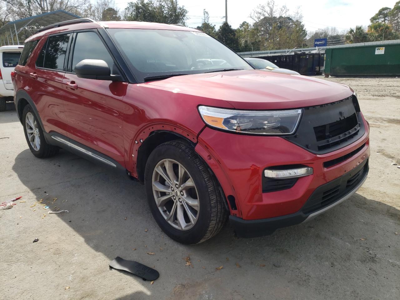 FORD EXPLORER X 2020 with VIN 1FMSK7DH0LGB89512 - Photo from auction