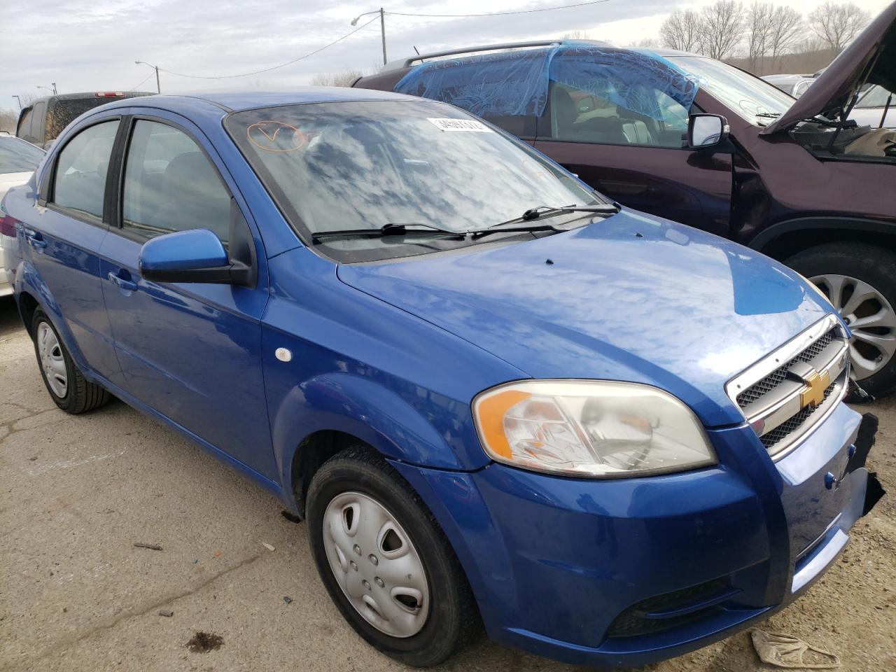 CHEVROLET AVEO BASE 2008 with VIN KL1TD56638B237812 - Photo from auction