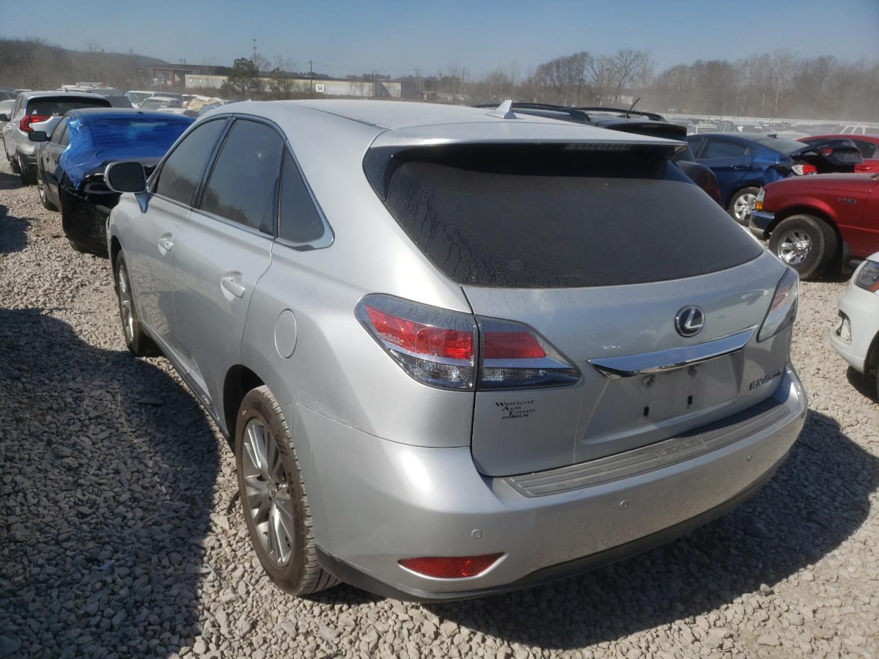 Photo 3 from auction – 2013 LEXUS RX 450 with VIN JTJZB1BA9D2409425