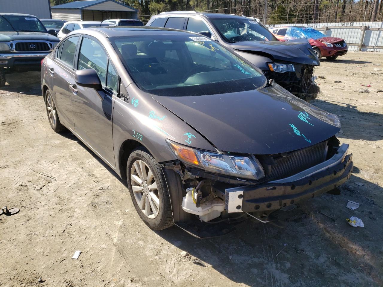 HONDA CIVIC EX 2012 with VIN 19XFB2F85CE383698 - Photo from auction