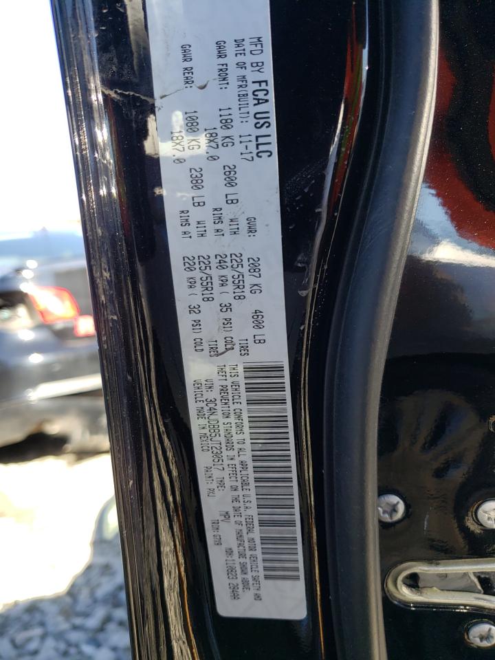 Photo 10 from auction – 2018 JEEP COMPASS LA with VIN 3C4NJDBB5JT230517