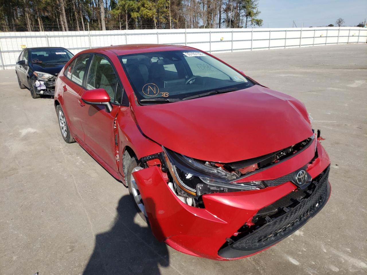 Photo 1 from auction – 2020 TOYOTA COROLLA LE with VIN 5YFEPRAE3LP059814