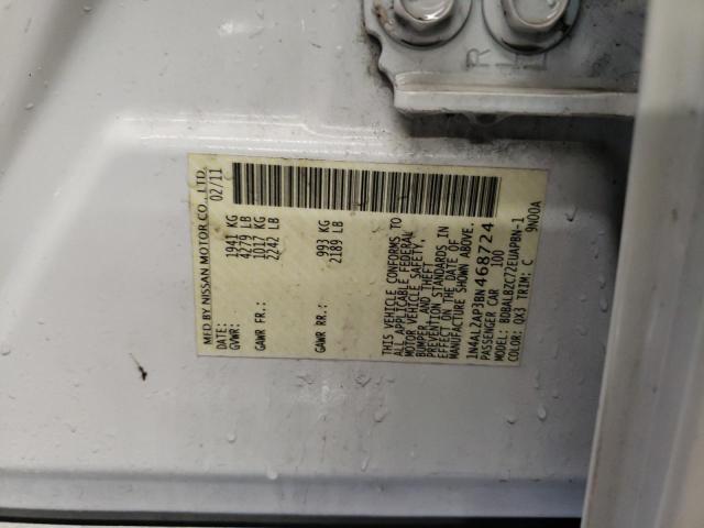 Photo 10 from auction – 2011 NISSAN ALTIMA BAS with VIN 1N4AL2AP3BN468724