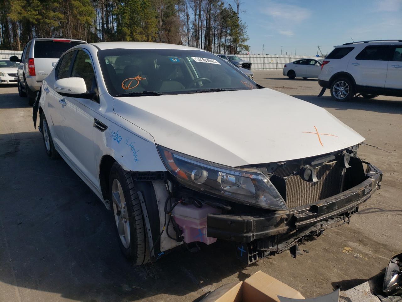 KIA OPTIMA LX 2015 with VIN KNAGM4A78F5532398 - Photo from auction