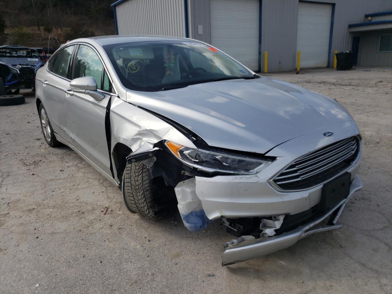 FORD FUSION SE 2018 with VIN 3FA6P0HDXJR283799 - Photo from auction