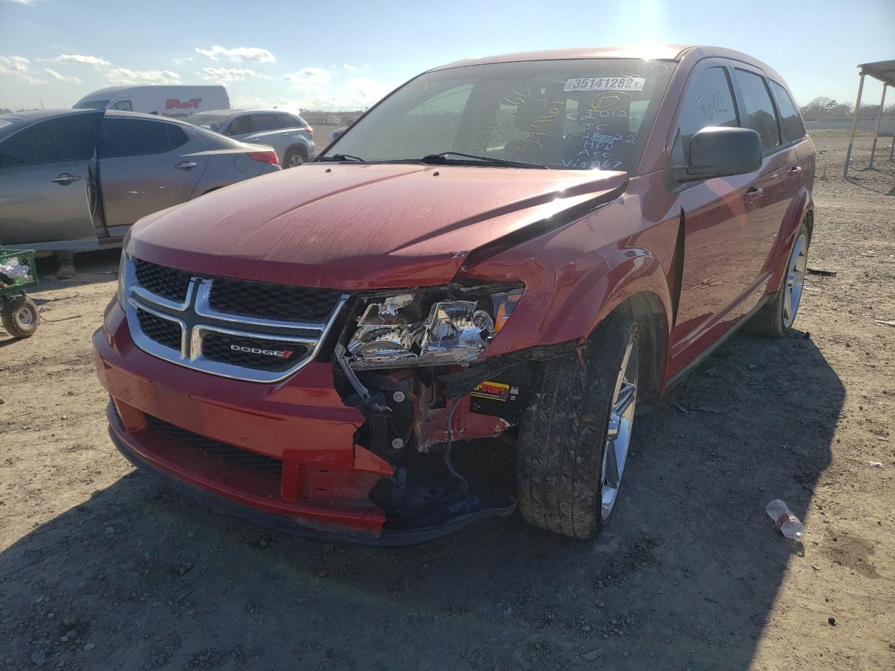 Photo 2 from auction – 2015 DODGE JOURNEY SE with VIN 3C4PDCAB6FT591967