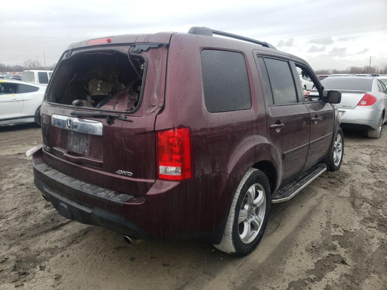 Photo 4 from auction – 2015 HONDA PILOT EXL with VIN 5FNYF4H56FB073070