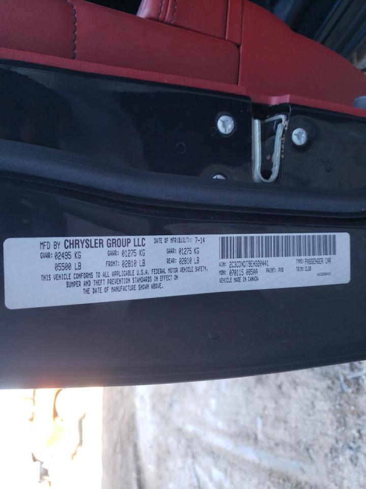 Photo 10 from auction – 2014 DODGE CHARGER R/ with VIN 2C3CDXDT9EH320441