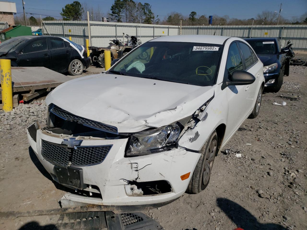 Photo 2 from auction – 2012 CHEVROLET CRUZE LS with VIN 1G1PC5SH2C7320205