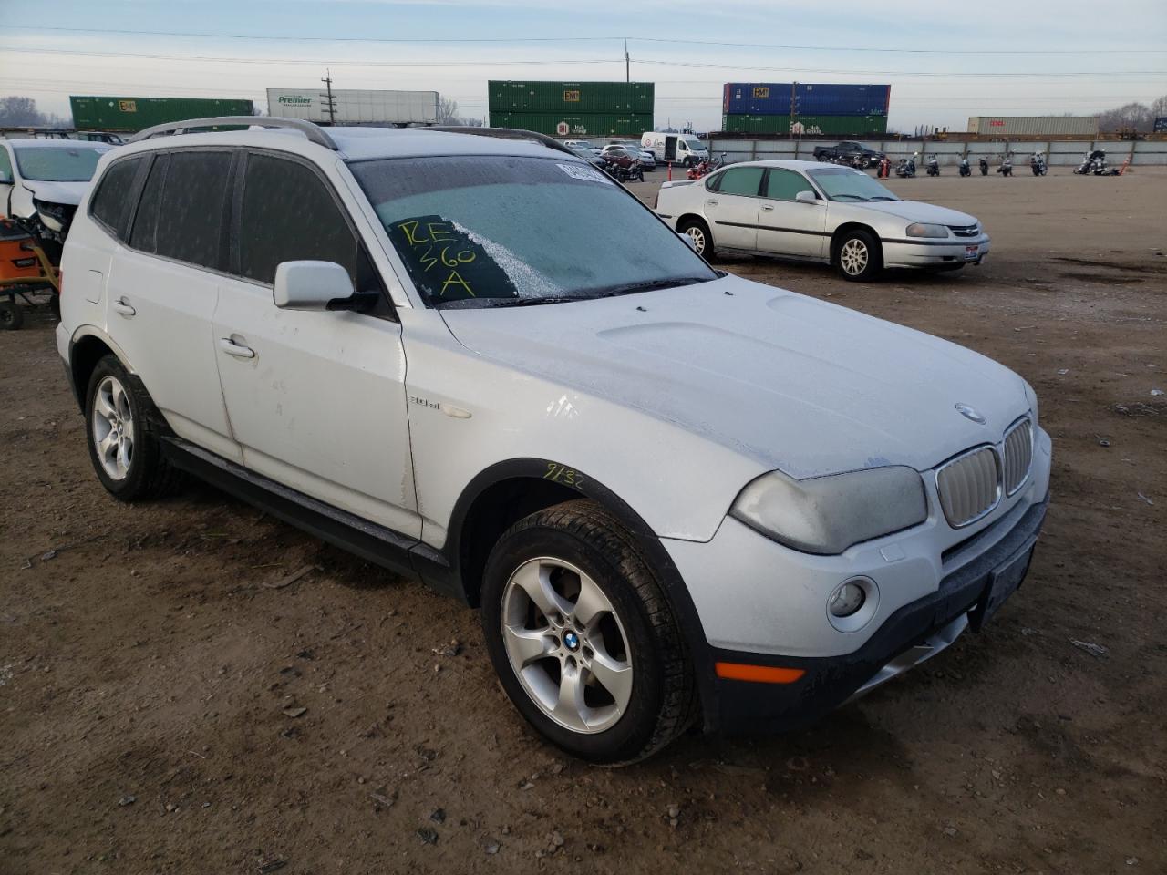 BMW X3 3.0SI 2007 with VIN WBXPC93497WF22468 - Photo from auction