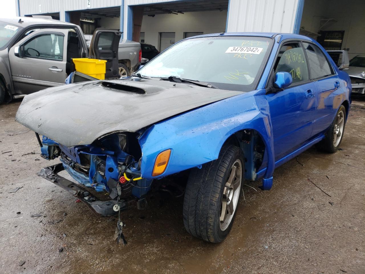 Photo 2 from auction – 2002 SUBARU IMPREZA WR with VIN JF1GD29672G529645