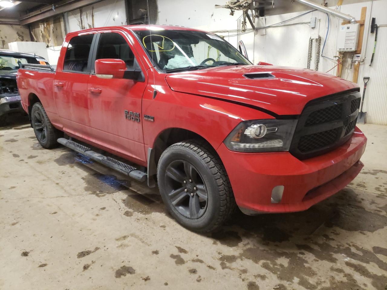 Photo 1 from auction – 2018 RAM 1500 SPORT with VIN 1C6RR7UT2JS116047