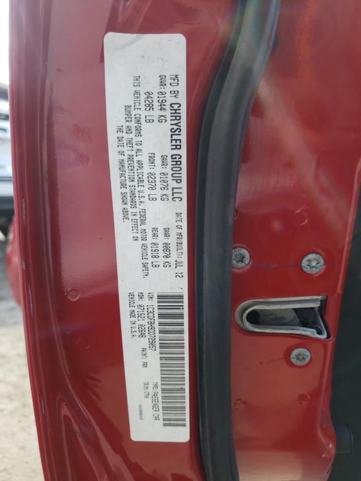Photo 10 from auction – 2013 DODGE DART SXT with VIN 1C3CDFBH9DD729057