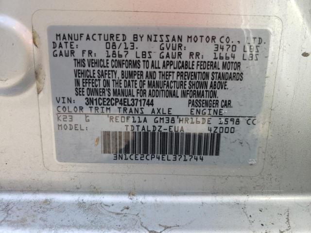 Photo 10 from auction – 2014 NISSAN VERSA NOTE with VIN 3N1CE2CP4EL371744