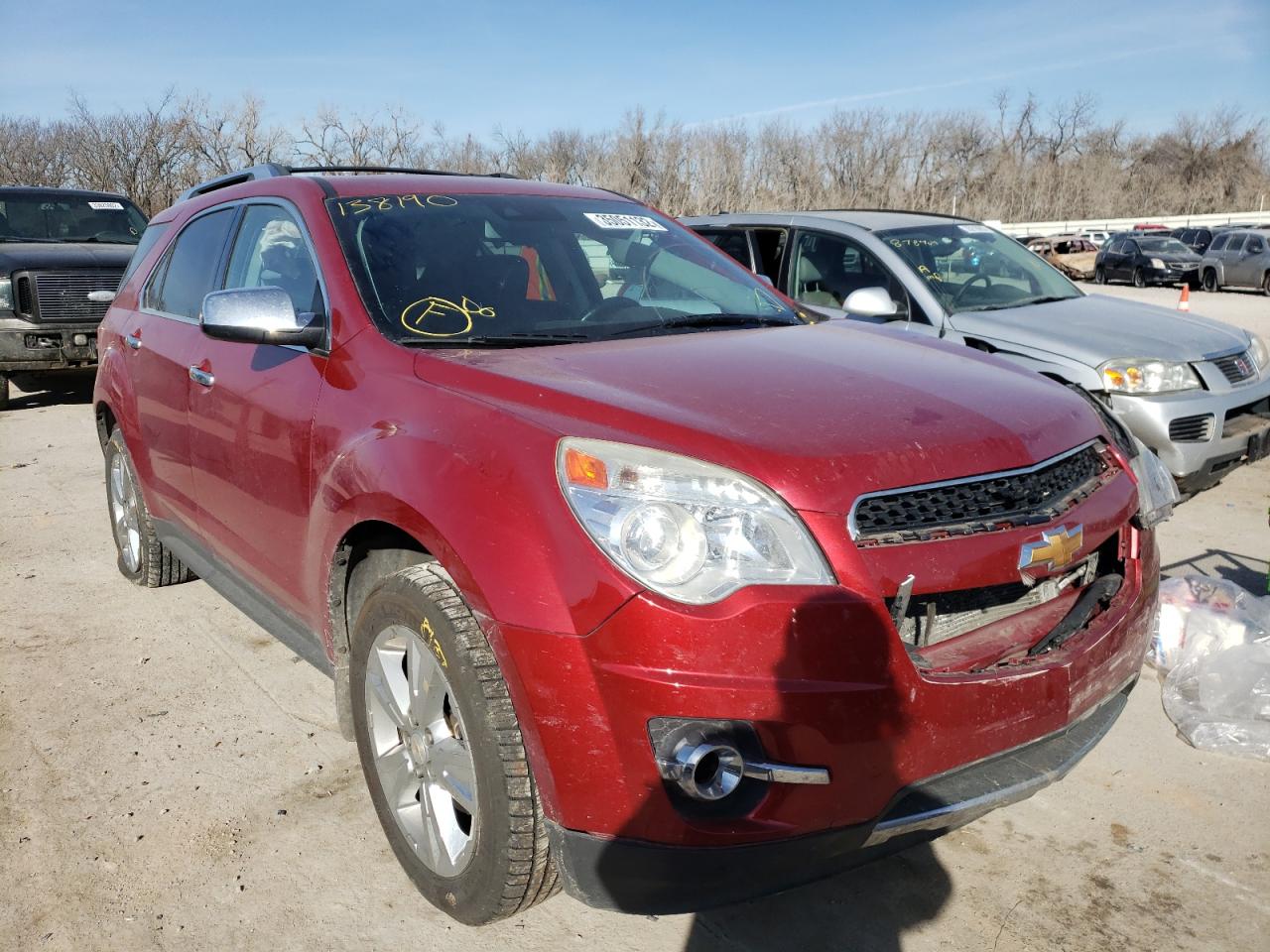 CHEVROLET EQUINOX LT 2013 with VIN 2GNFLFE31D6138190 - Photo from auction