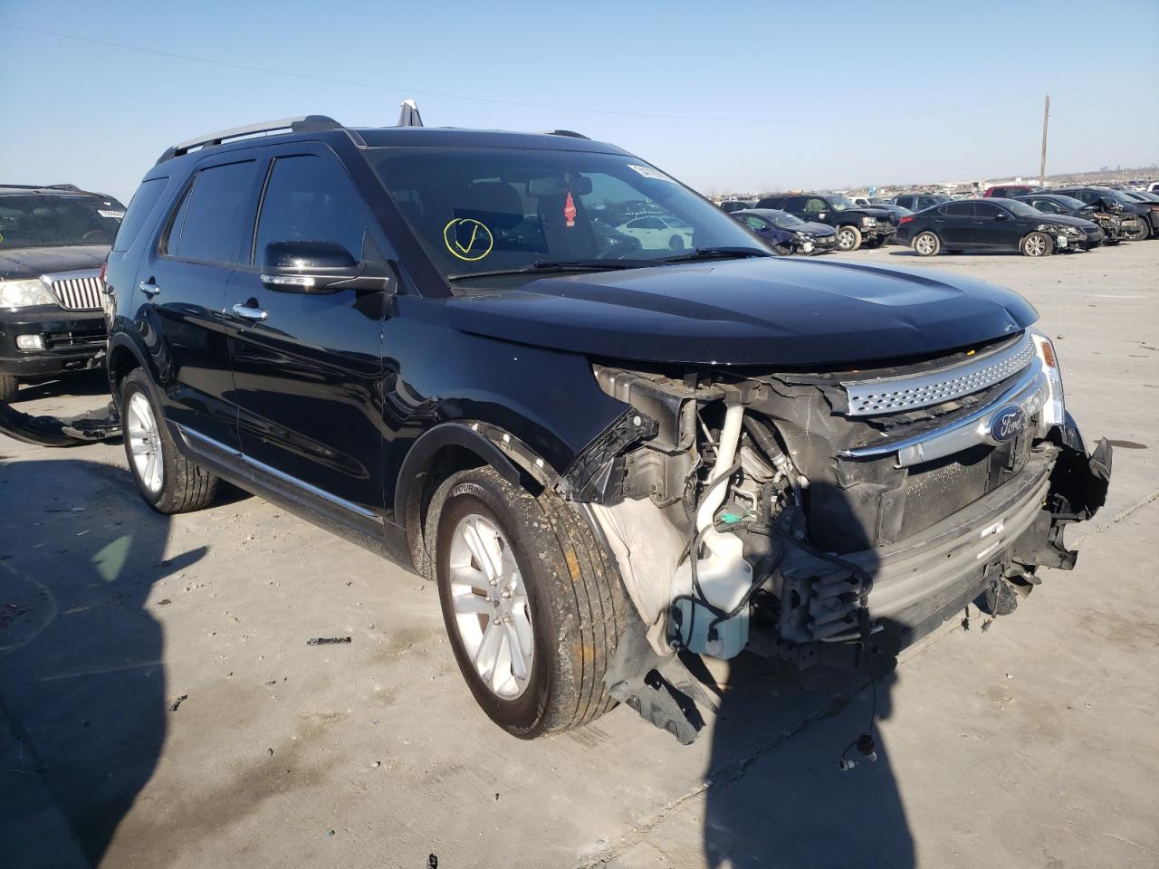 FORD EXPLORER X 2013 with VIN 1FM5K7D88DGC60163 - Photo from auction