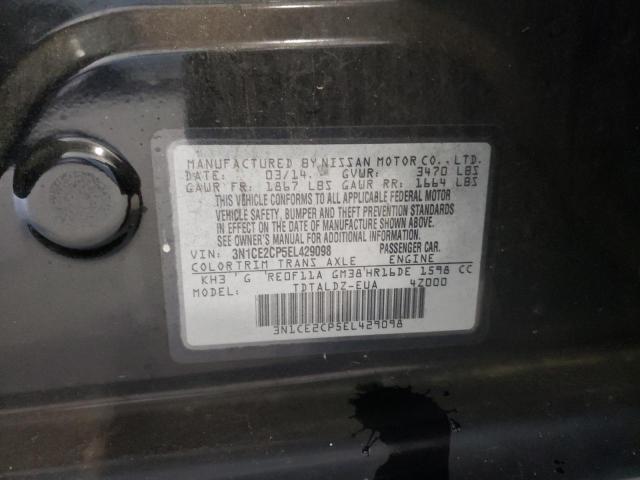 Photo 10 from auction – 2014 NISSAN VERSA NOTE with VIN 3N1CE2CP5EL429098