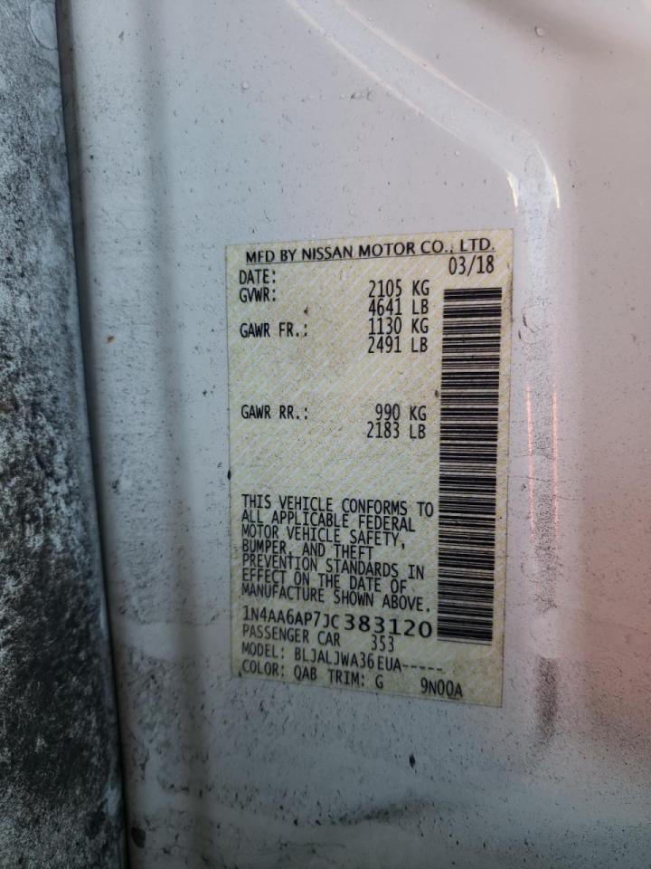 Photo 10 from auction – 2018 NISSAN MAXIMA 3.5 with VIN 1N4AA6AP7JC383120