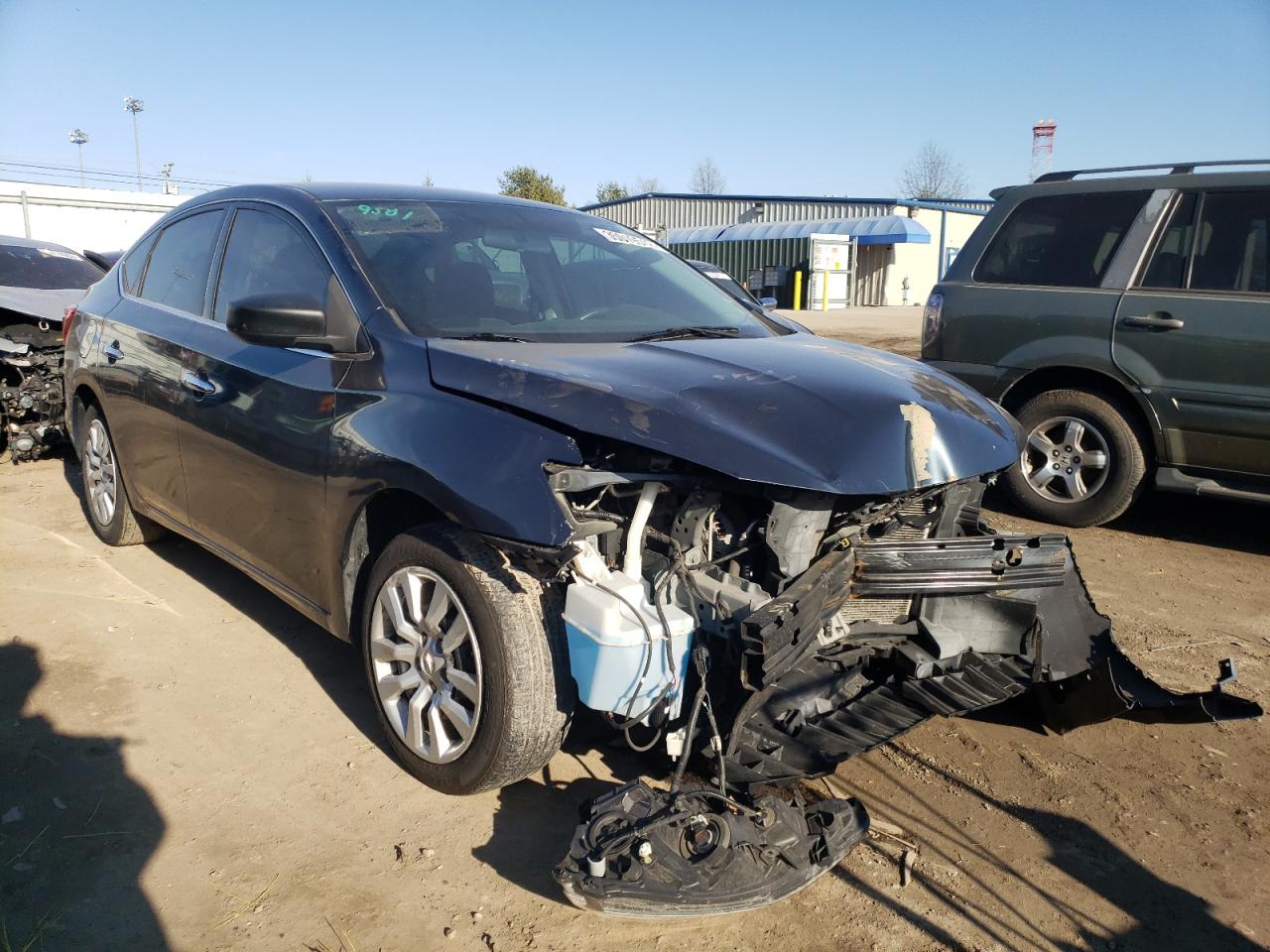 NISSAN SENTRA S 2016 with VIN 3N1AB7AP8GL636734 - Photo from auction