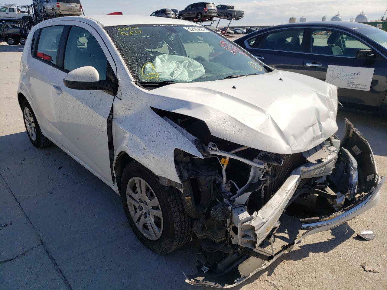 CHEVROLET SONIC 2017 with VIN 1G1JG6SH7H4156880 - Photo from auction