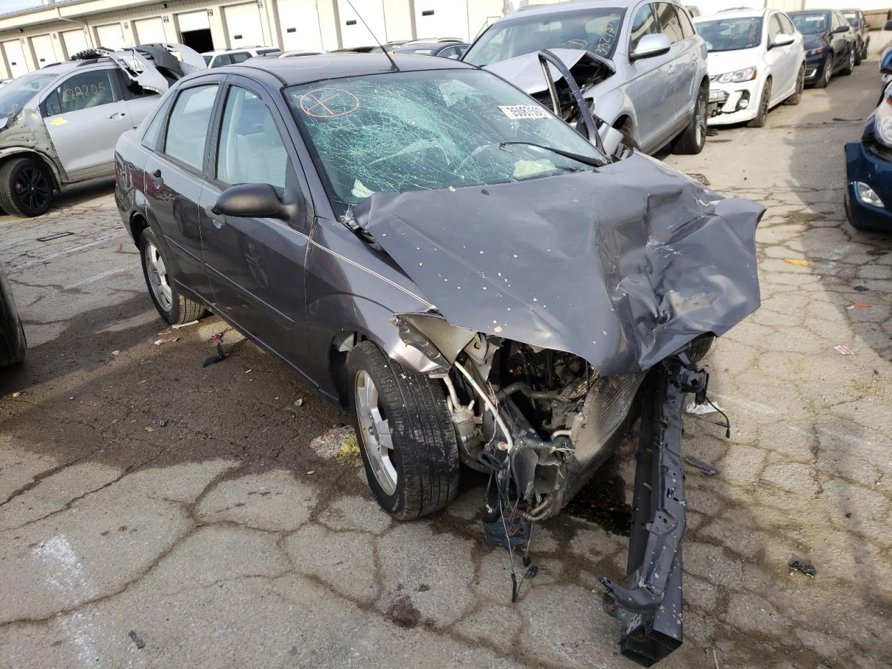 FORD FOCUS ZX4 2007 with VIN 1FAHP34N57W169966 - Photo from auction