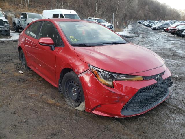 TOYOTA COROLLA LE 2021 with VIN JTDEPMAE9MJ120205 - Photo from auction