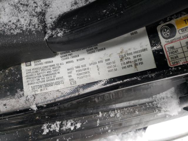Photo 10 from auction – 2006 HUMMER H3 with VIN 5GTDN136568145515