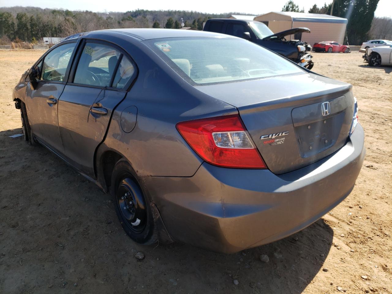 Photo 3 from auction – 2012 HONDA CIVIC LX with VIN 19XFB2F57CE392165
