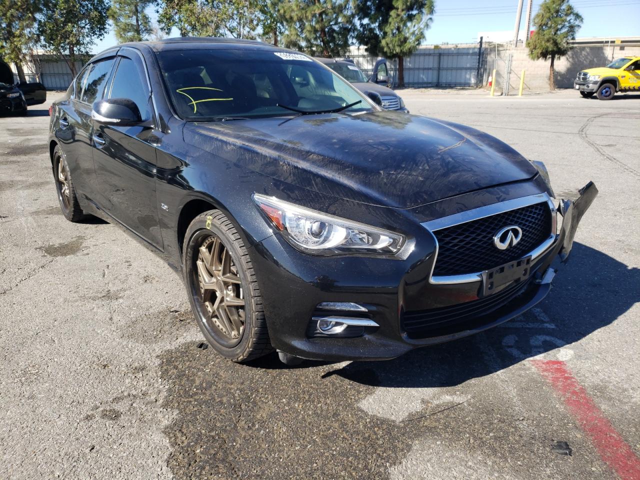 INFINITI Q50 BASE 2017 with VIN JN1CV7AP4HM642067 - Photo from auction
