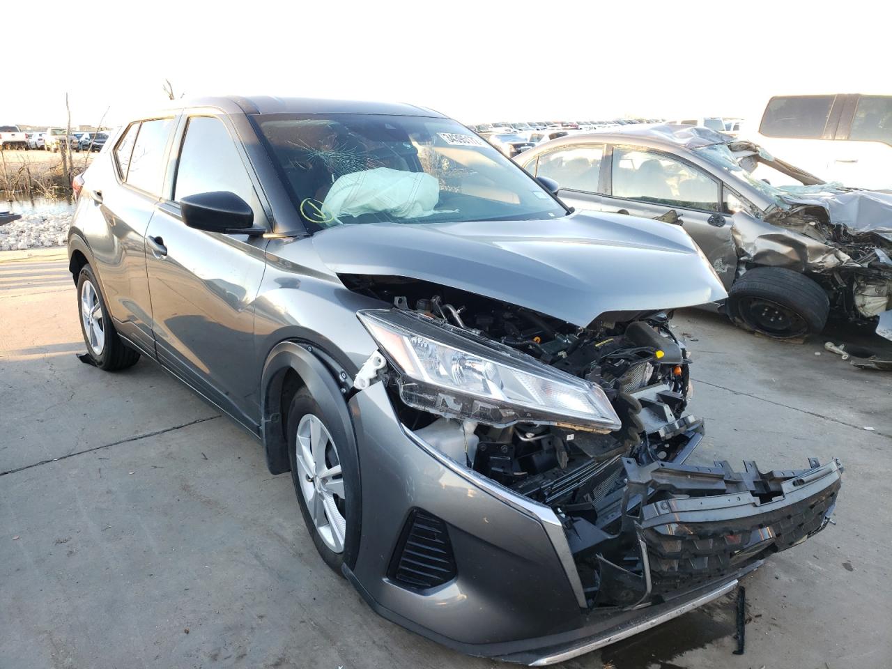 NISSAN KICKS S 2021 with VIN 3N1CP5BV5ML519880 - Photo from auction