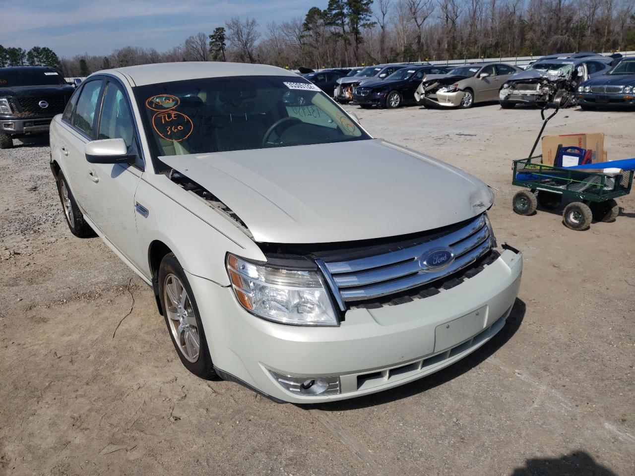 FORD TAURUS SEL 2008 with VIN 1FAHP24W48G122524 - Photo from auction