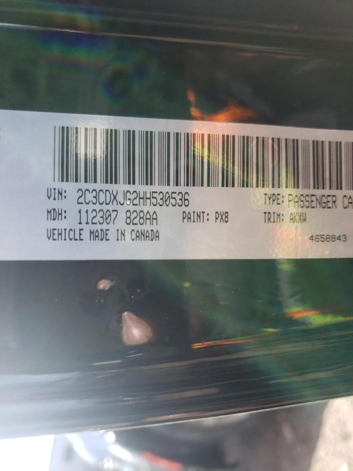 Photo 10 from auction – 2017 DODGE CHARGER SX with VIN 2C3CDXJG2HH530536