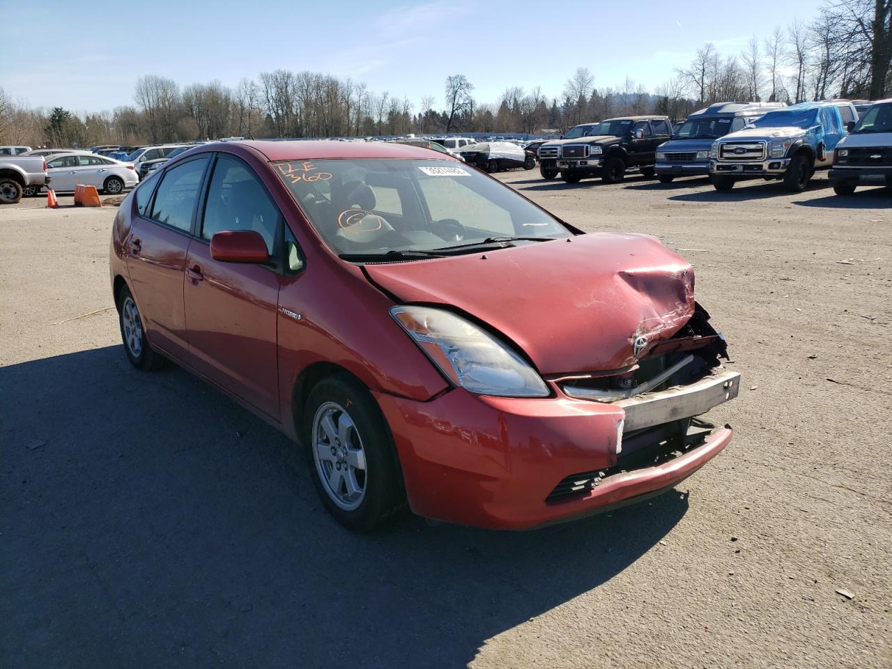 TOYOTA PRIUS 2007 with VIN JTDKB20U777583718 - Photo from auction