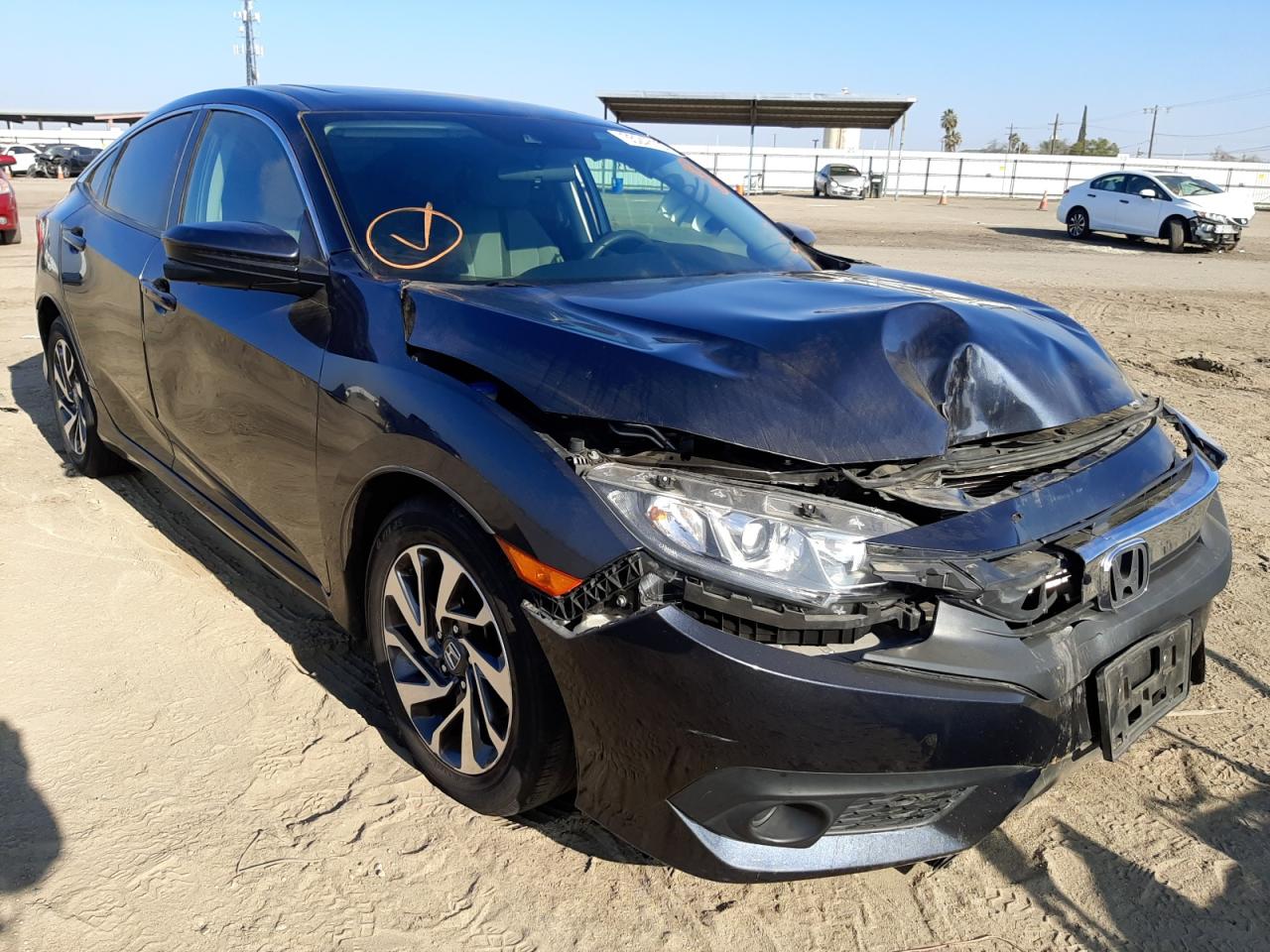 Photo 1 from auction – 2017 HONDA CIVIC EX with VIN 2HGFC2F86HH534493