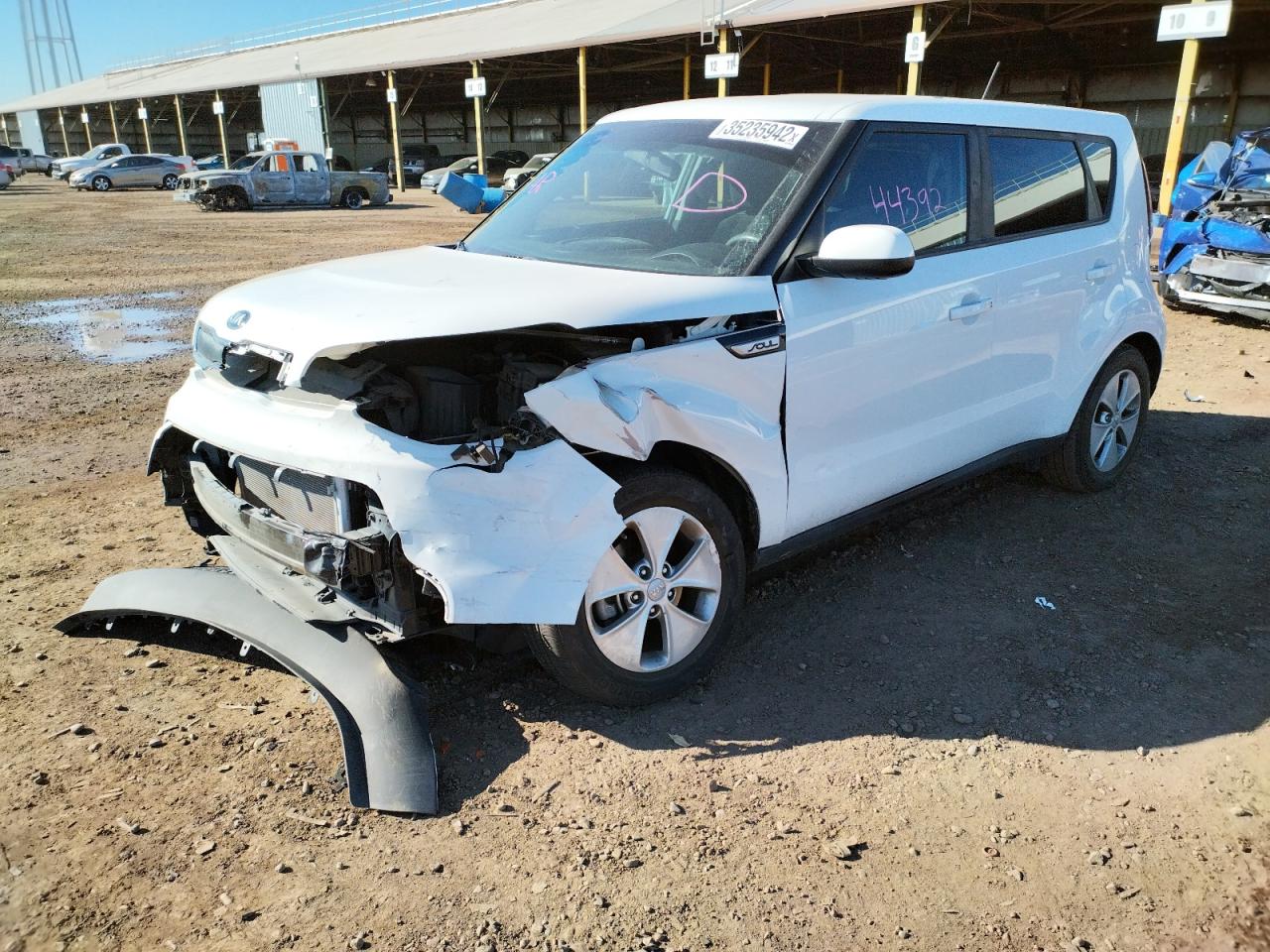 Photo 2 from auction – 2016 KIA SOUL with VIN KNDJN2A22G7340642